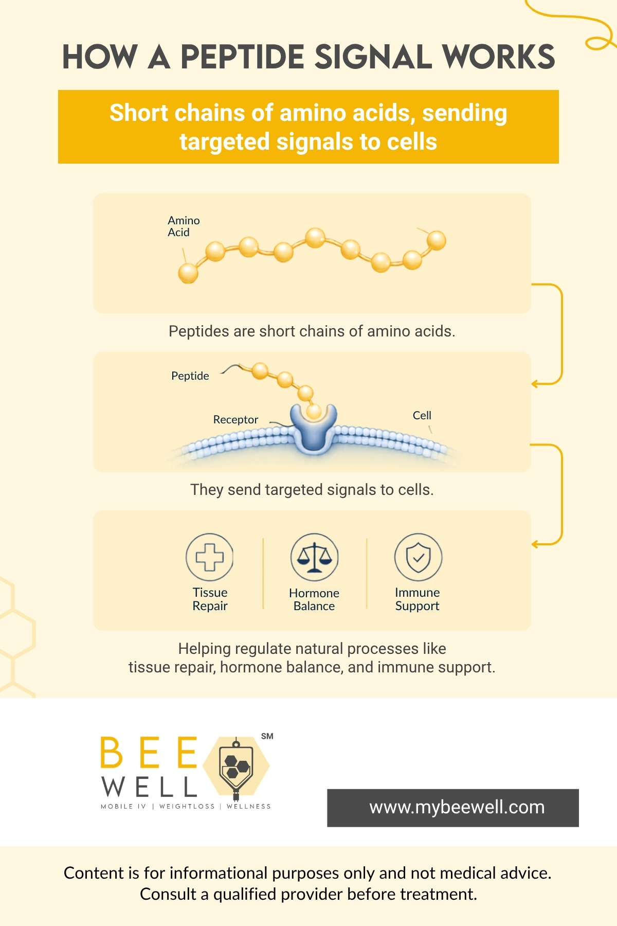 How peptides signal cells for tissue repair, hormone balance, immunity How peptides signal cells for tissue repair, hormone balance, immunity